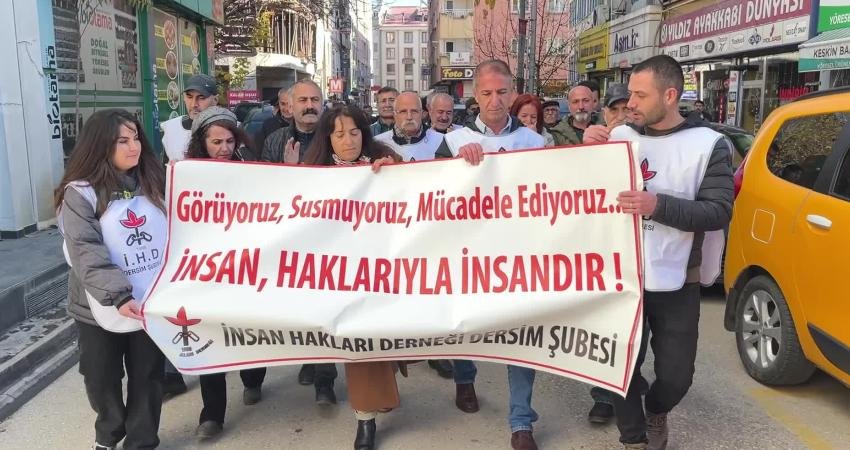 İHD Tunceli Şubesi: “Ekonomik kriz ve derin yoksullaşma ağır insan hakları ihlalidir” İnsan Hakları Derneği (İHD) Tunceli Şubesi Eş Başkanı Özgür Ateş,