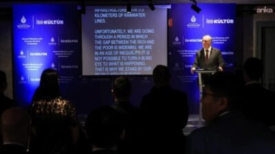 İBB Başkanvekili Nuri Aslan dün akşam, İstanbul’da görev yapan yabancı