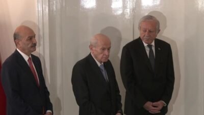 DEM Parti İmralı Heyeti üyeleri Pervin Buldan, Mithat Sancar ve