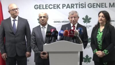 DEM Parti İmralı Heyeti, Gelecek Partisi Genel Başkanı Ahmet Davutoğlu'nu