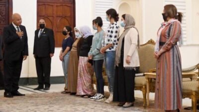 Irak’ın eski Cumhurbaşkanlarından Berhem Salih, Birleşmiş Milletler Genel Sekreteri Antonio