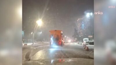 İstanbul Valiliği, kentte beklenen kar yağışının sabaha karşı yoğunluğunu artırarak