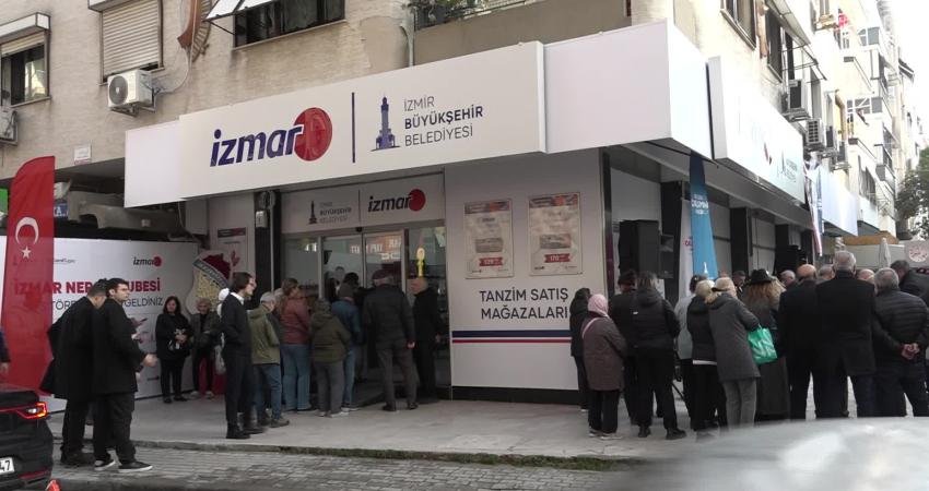 İzmir Büyükşehir Belediyesi’nin tanzim satış mağazası İZMAR’ın 16’ncı şubesi Gaziemir