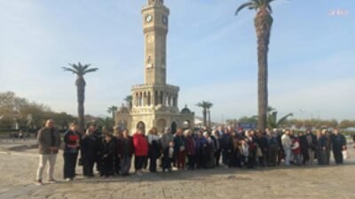 İzmir Büyükşehir Belediye Başkanı Cemil Tugay’ın Beydağ ziyareti sırasında İzmir