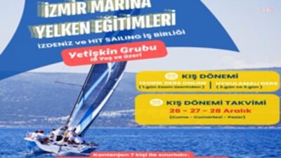 İzmir’in denizle kurduğu güçlü bağın önemli merkezlerinden İzmir Marina, kış