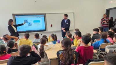 İzmir Metro AŞ Gazi Osman Paşa İlkokulu’ndaki 320 öğrenciye metro