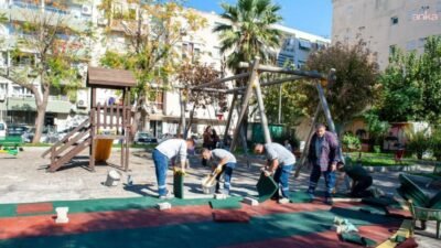 Karşıyaka Belediyesi, ilçe genelindeki parkları yeniliyor. Bu kapsamda, son 1