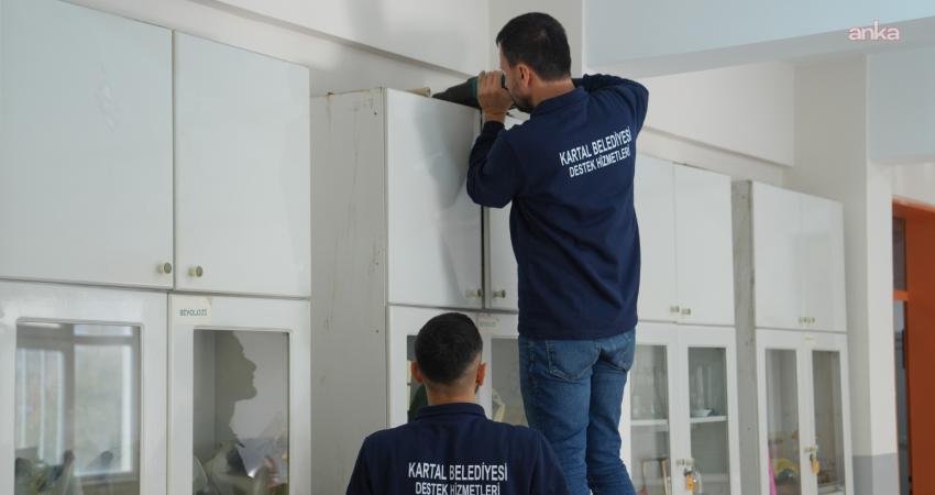 Kartal Belediyesi, deprem anında oluşabilecek riskleri azaltmak amacıyla ilçede bulunan