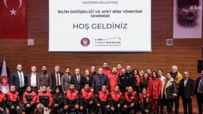 Keçiören Belediyesi İklim Değişikliği ve Sıfır Atık Müdürlüğü ile Afet