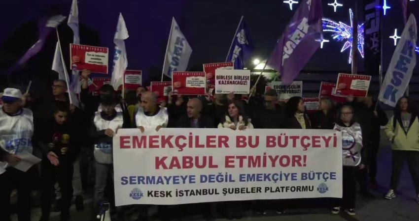 KESK İstanbul Şubeler Platformu, Meclis’te görüşmeleri süren 2026 yılı bütçesine