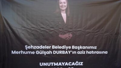 Konyaaltı Belediyesi, Şehzadeler Belediye Başkanı Gülşah Durbay’ın vefatı sebebiyle Altınkum