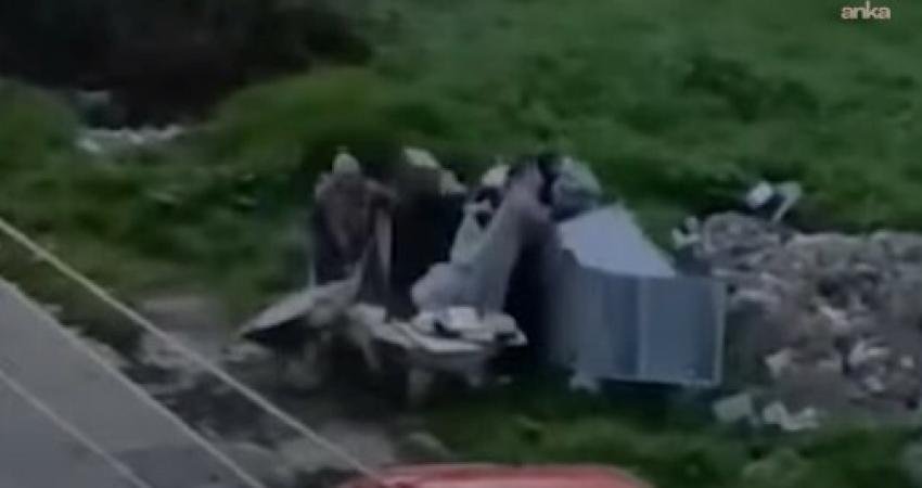 Lüleburgaz Belediyesi Zabıta ekipleri, kentte boş arazilere atık döken kişileri