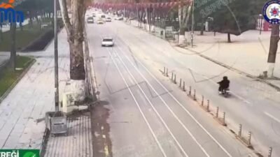 Kent Güvenlik Yönetim Sistemi (KGYS) kameralarına drift atarken yakalanan sürücüye,