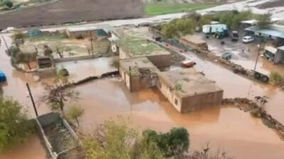 Mardin’in Kızıltepe ilçesinde etkili olan sağanak sele yol açtı. Drone