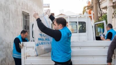 Milas Belediyesi, ihtiyaç sahibi vatandaşların bütçesine katkı sağlamak amacıyla yakacak