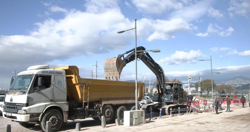 İZSU Genel Müdürlüğü, Güzelbahçe–Narlıdere hattını besleyen 800 mm çaplı içme