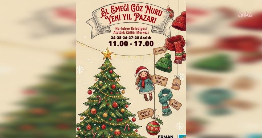 Narlıdere Belediyesi, 2026 yılını iki ayrı etkinlikle karşılayacak. Yarın kapılarını