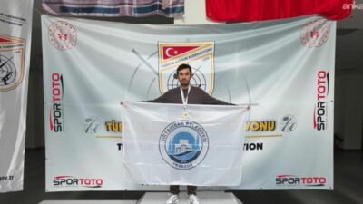 Ortahisar Belediyesi sporcusu, milli atıcı Buğra Selimzade, 10 Metre Havalı