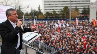 CHP Genel Başkanı Özgür Özel, "19 Mart darbesiyle hedef alınan