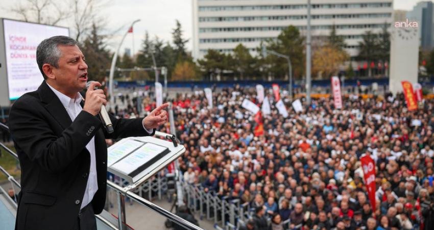 CHP Genel Başkanı Özgür Özel, "19 Mart darbesiyle hedef alınan