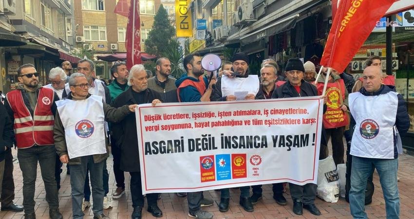 Samsun'da sivil toplum örgütleri ve siyasi partiler, "asgari değil insanca