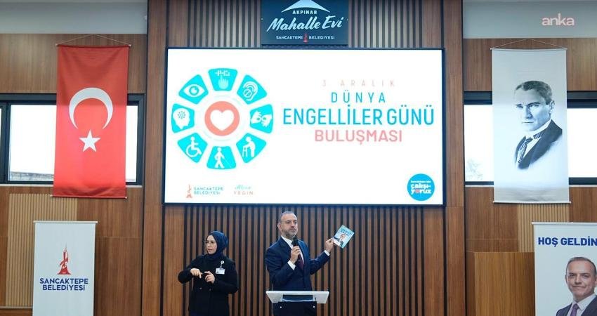 Sancaktepe Belediye Başkanı Alper Yeğin, 3 Aralık Dünya Engelliler Günü
