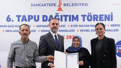 Sancaktepe Belediyesi, uzun yıllardır devam eden tapu sorunlarını çözüme kavuşturmaya