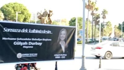 CHP Ortaca İlçe Başkanlığı, vefat eden Şehzadeler Belediye Başkanı Gülşah Durbay