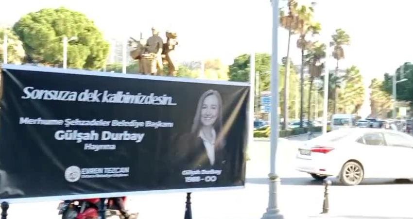 CHP Ortaca İlçe Başkanlığı, vefat eden Şehzadeler Belediye Başkanı Gülşah Durbay