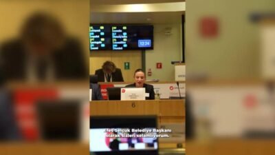 Selçuk Belediye Başkanı Filiz Ceritoğlu Sengel, Belçika'nın başkenti Brüksel’deki Avrupa