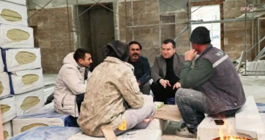 Silivri Belediye Başkanı Bora Balcıoğlu, saha ziyaretleri kapsamında Alibey Cami