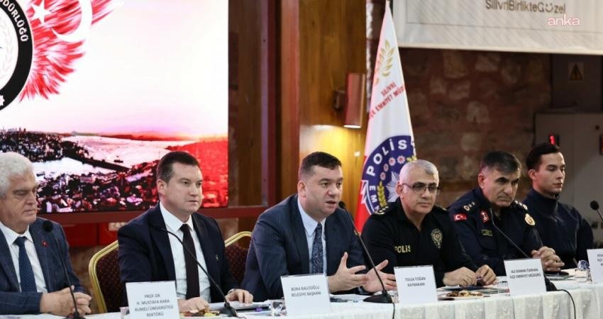 Silivri Belediye Başkanı Bora Balcıoğlu, Silivri İlçe Emniyet Müdürlüğü tarafından