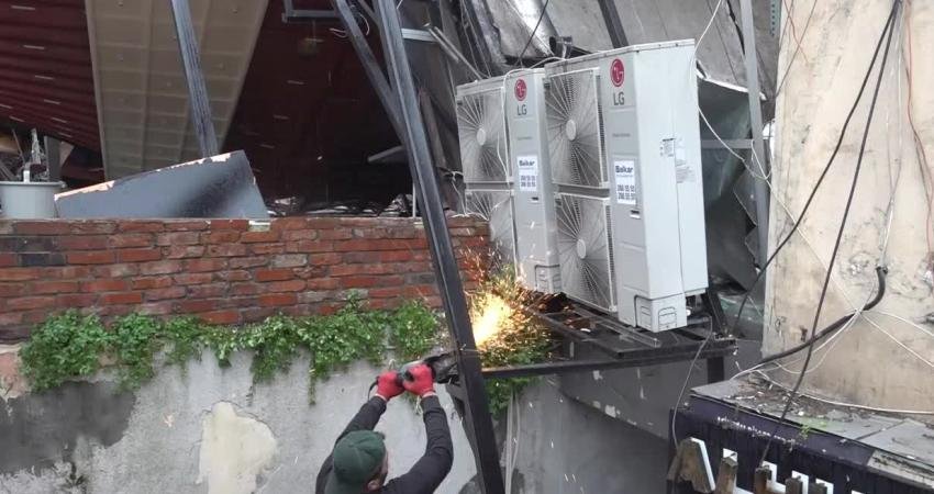 Esentepe'de kaçak olduğu gerekçesiyle daha önce 4 kez mühürlenen kebap