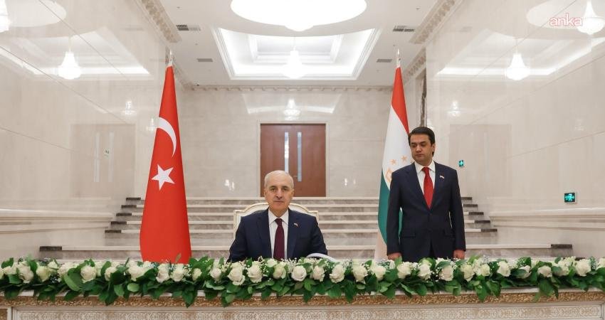 TBMM Başkanı Numan Kurtulmuş, Tacikistan Âli Meclisi Millî Meclis Başkanı