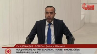 DEM Parti Şanlıurfa Milletvekili Ömer Öcalan, Meclis'te kurulan komisyondan AK