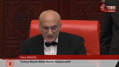 TBMM Başkanvekili Tekin Bingöl'ün başkanlığında toplanan TBMM Genel Kurulu'nda Ulaştırma