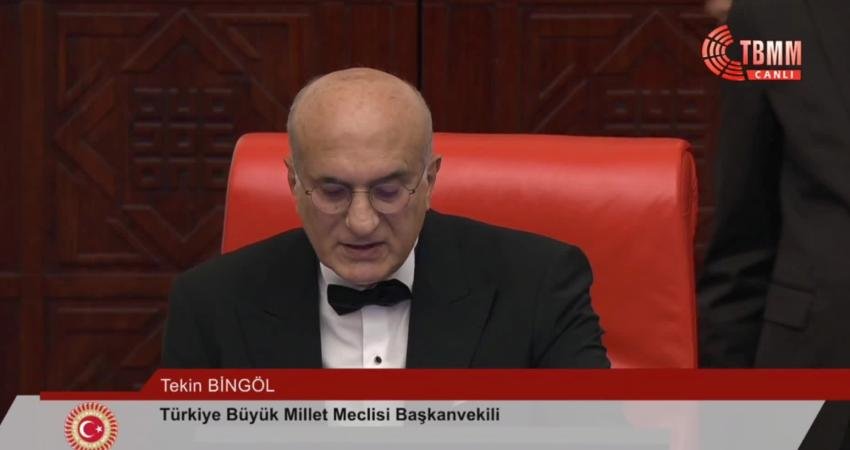 TBMM Başkanvekili Tekin Bingöl'ün başkanlığında toplanan TBMM Genel Kurulu'nda Ulaştırma