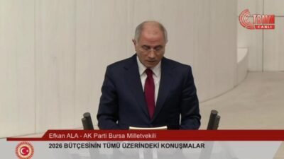 TBMM Genel Kurulu'nda 2026 yılı bütçe görüşmelerinde, İBB soruşturmasına ilişkin