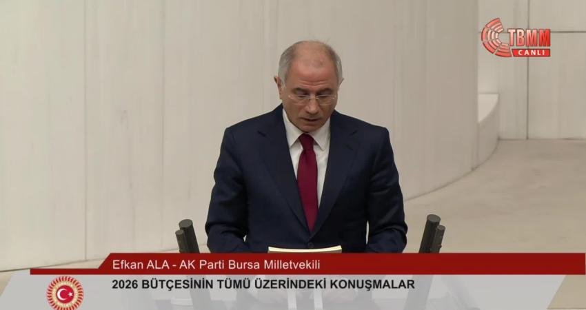 TBMM Genel Kurulu'nda 2026 yılı bütçe görüşmelerinde, İBB soruşturmasına ilişkin
