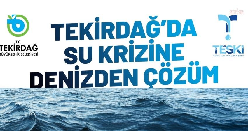 Tekirdağ Büyükşehir Belediyesi ile TESKİ, Marmaraereğlisi ve Süleymanpaşa’nın Kumbağ Mahallesi’nde
