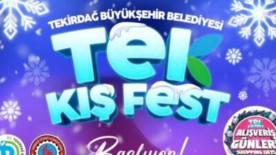 Tekirdağ Büyükşehir Belediyesi, aralık ayı boyunca ilk kez düzenlenecek "2025