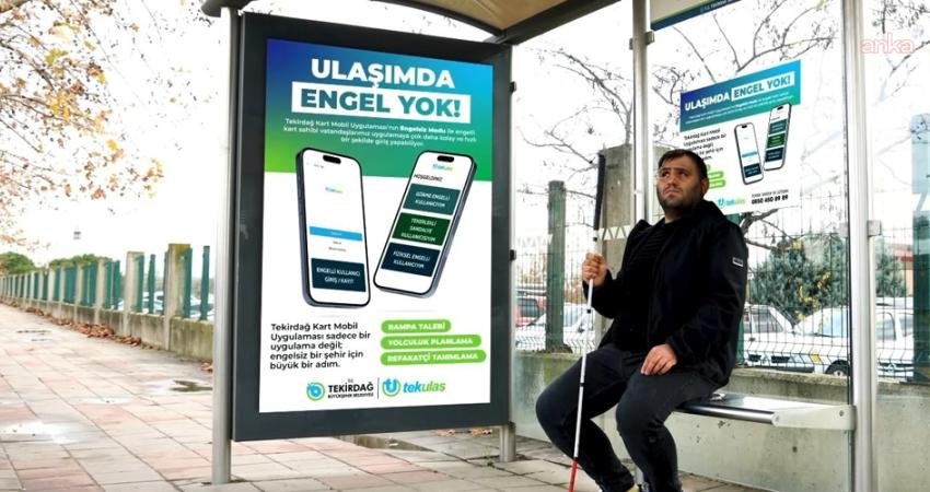 Tekirdağ Büyükşehir Belediyesi, ulaşım hizmetlerinde erişilebilirliği artırmak amacıyla Tekirdağ Kart