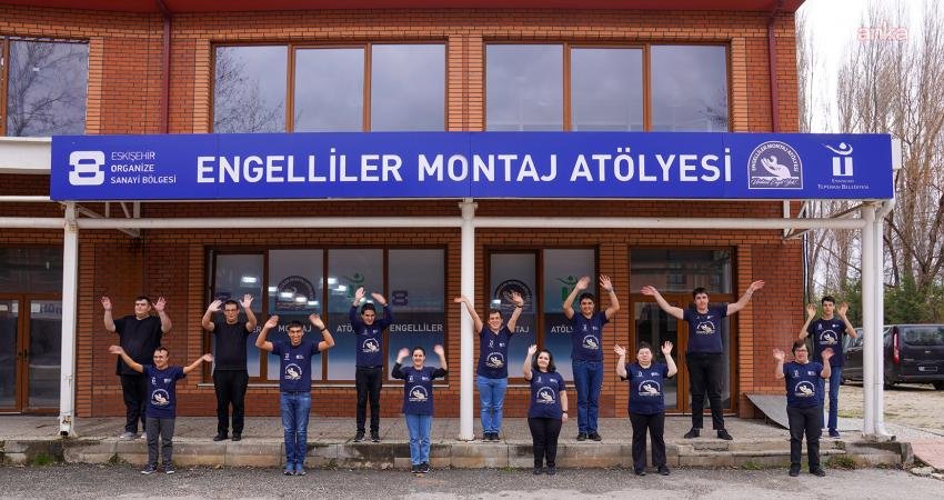 Tepebaşı Belediyesi, engelli bireylerin sosyal hayata katılımını artırmak, üretim süreçlerinde