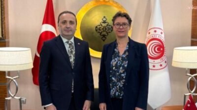 Ticaret Bakan Yardımcısı Mustafa Tuzcu, Birleşik Krallık'ın Ankara Büyükelçisi Jill