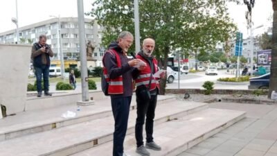 Türkiye İşçi Partisi (TİP), Muğla'nın Ortaca ilçesinde MESEM'i protesto eden TİP’li