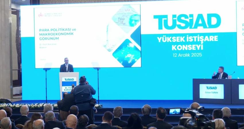 Türkiye Cumhuriyet Merkez Bankası (TCMB) Başkanı Fatih Karahan, enflasyondaki düşüşe