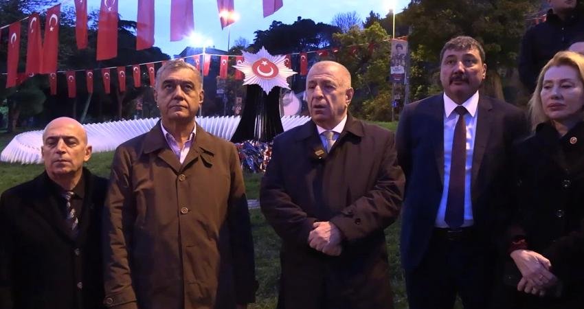 Ümit Özdağ’dan Beşiktaş’ta şehitler için anma: Terörle müzakere değil ancak mücadele edilir Zafer Partisi Genel Başkanı Ümit Özdağ, "Biz de Zafer Partisi