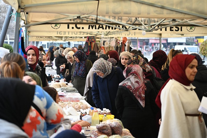Mamak Belediyesi, kadın emeğini desteklemeye yönelik çalışmalarını sürdürerek “Kadın Eli