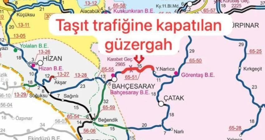 Van’da yoğun kar nedeniyle Karabet geçidi ulaşıma kapatıldı Van-Bahçesaray karayolu üzerinde yer alan ve 3 bin metre rakımıyla