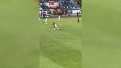 Trendyol 1. Lig'de dün Ümraniyespor ile oynadığı maçta 1 golü